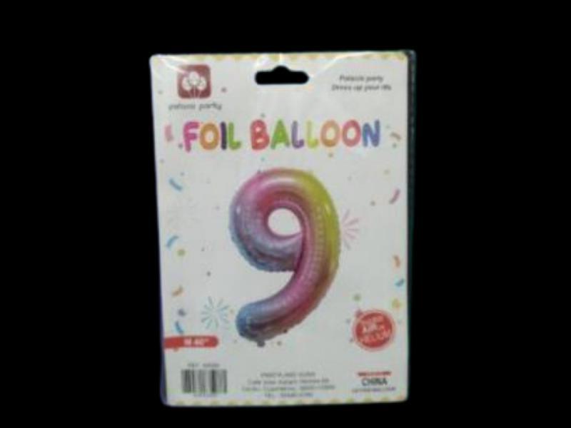 GLOBO #9 MULTICOLOR EL REPOSTERO