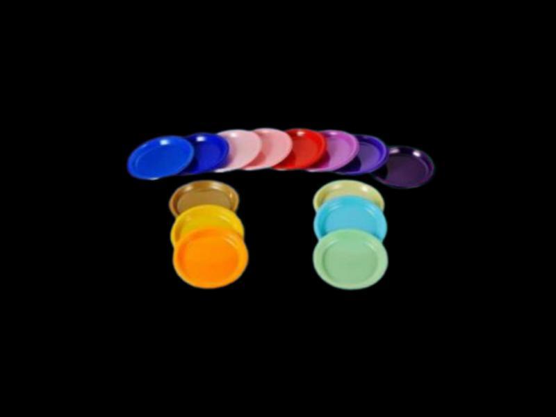 PLATO AMSCAN #7 VARIOS COLORES