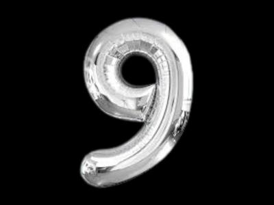 GLOBO #9 PLATA
