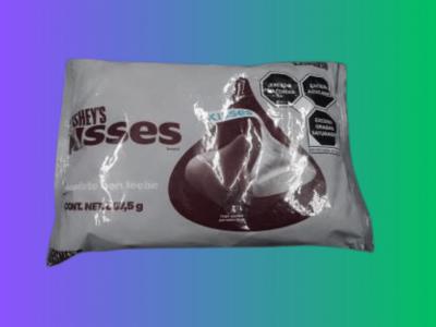 HERSHEYS KISSES PLATEADO