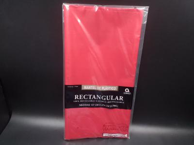MANTEL RECTANGULAR ROJO