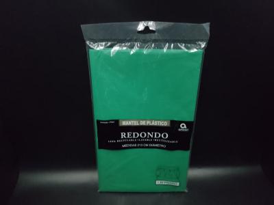 MANTEL REDONDO VERDE