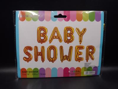 SET BABY SHOWER DORADO